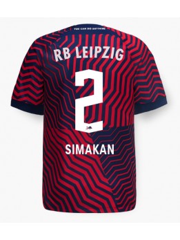 RB Leipzig Mohamed Simakan #2 Auswärtstrikot 2023-24 Kurzarm